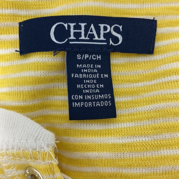 Striped Tee With Lace Up Placket - Picture 8 of 11